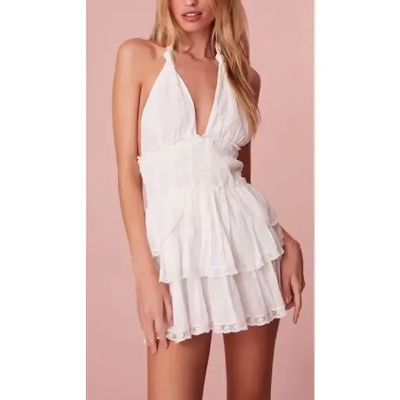 slim fit dress slacks Kathy Velvet Halter Mini Dress Black / 00 main image 1